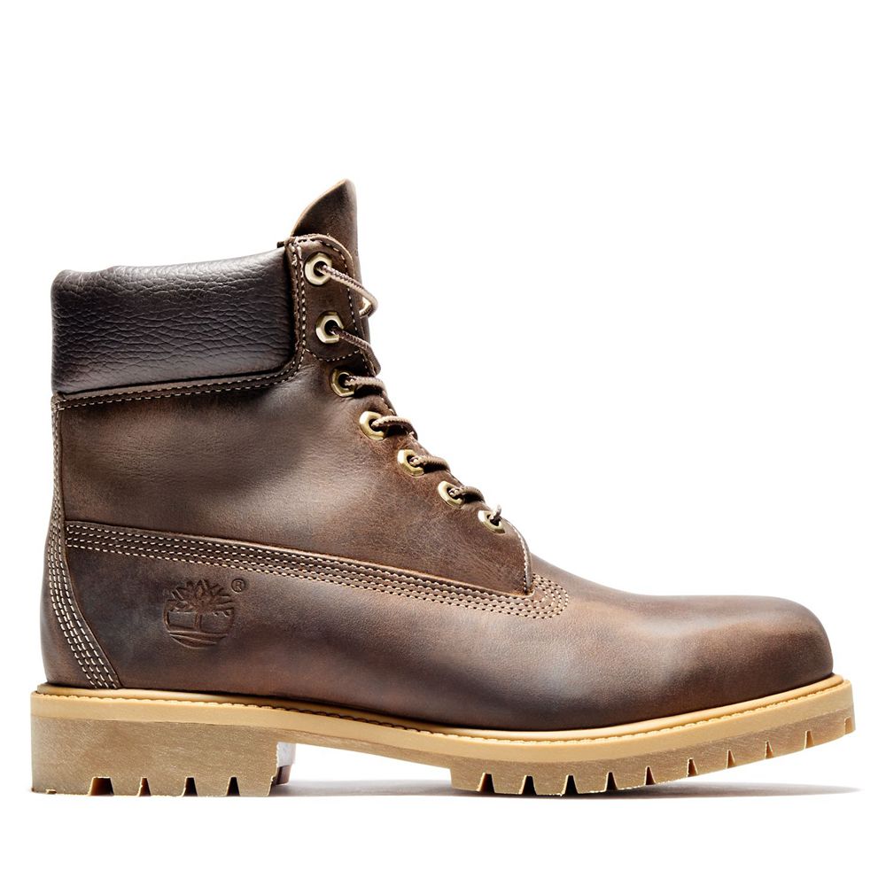 Bototos Timberland Hombre 6-Inch Heritage Waterproof Marrones - Chile XWK-236781